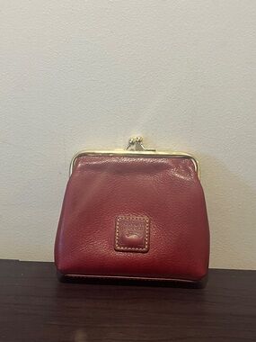 Dooney & Bourke Bordeaux Florentine Kiss Lock “Large Framed Purse”